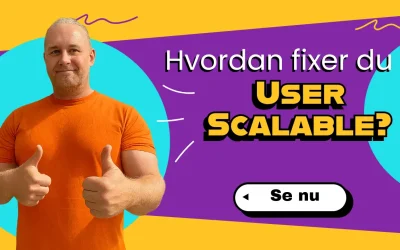 [user-scalable=“no”] Sådan får du korrekt viewport meta-tag i Divi