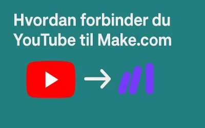 Hvordan forbinder du Youtube til Make.com