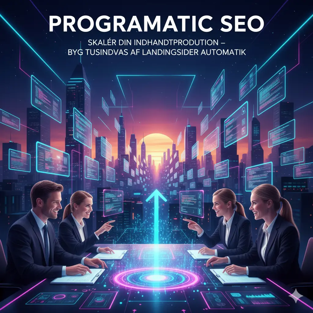 Programmatic SEO: Skalér Din Indholdsproduktion – Byg Tusindvis af Landingssider Automatisk Programmatic SEO: Skalér Din Indholdsproduktion – Byg Tusindvis af Landingssider Automatisk