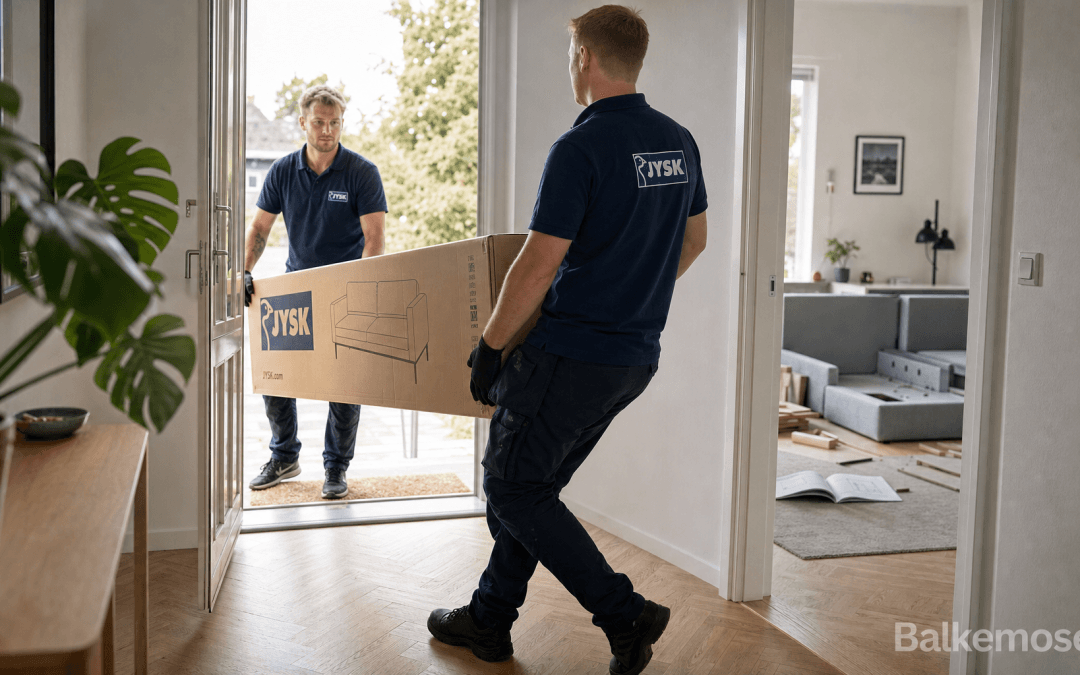 JYSK levering med indbæring – hvad får du reelt, og hvad skal du selv klare?