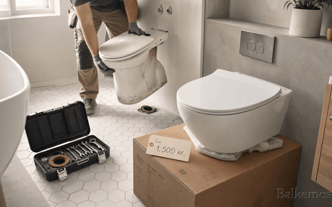 Udskiftning af toilet pris – Hvad koster det, og kan du gøre det selv?